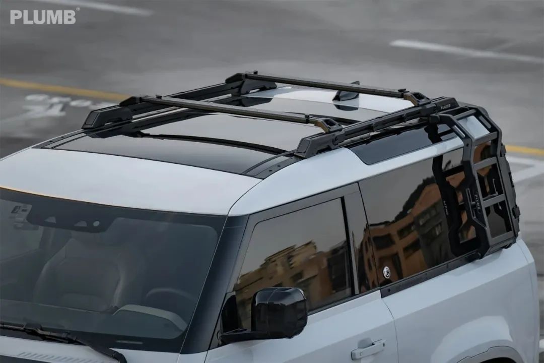 PLUMB "M-one" Series Roof Rack and Ladder For Land Rover Defender 90